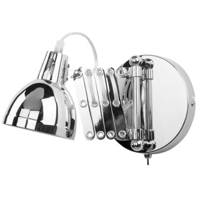Lampe murale HARRINGTON Réglable Métal Argenté