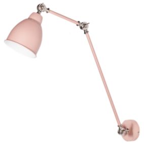 Lampe murale rose pastel MISSISSIPPI L