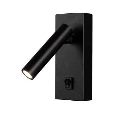 Lampe Murale - SILUMEN - 2W - Noir - LED SMD 5050 - 150 Lumens