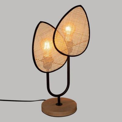 Lampe "Olme" en métal H44cm - Beige - Atmosphera createur d'interieur