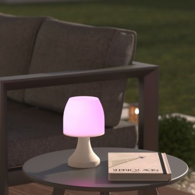 Lampe outdoor "Dokk" multicolore H19cm - Atmosphera Créateur d'intérieur