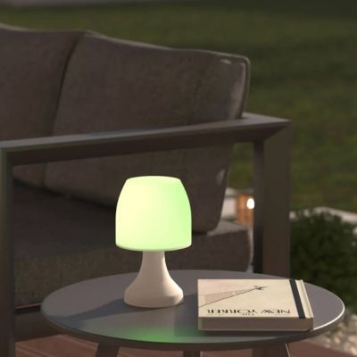 Lampe outdoor "Dokk" multicolore H19cm - Atmosphera Créateur d'intérieur