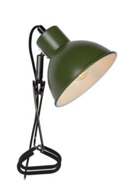 Lampe à pince MOYS en acier avec 1xE27 - Vert - Lucide