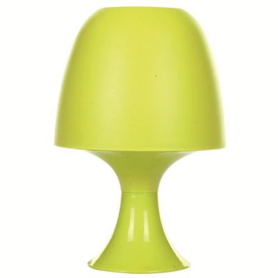 Lampe plastique champignon  Vert