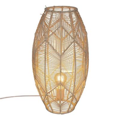 Lampe à poser - ATMOSPHERA - Kita - Rotin naturel - 1 ampoule - 40W