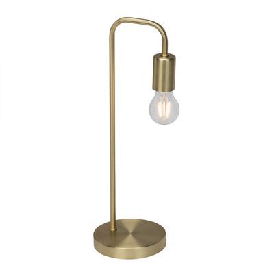 Lampe A Poser Brillant Kendali Or Antique Patine Castorama 