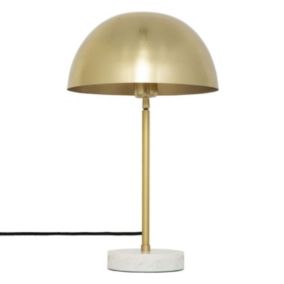 Lampe à Poser Champignon "Lilio" 46cm Or