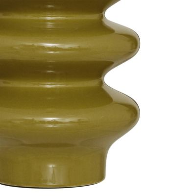 Lampe à poser champignon secteur Vinus vert Kaki H41,5cm - ATMOSPHERA CREATEUR D'INTERIEUR