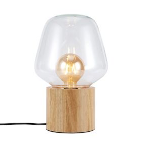 Lampe à poser CHRISTINA, Bois, Couleur Transparent, E27, H.30, IP20 / NORDLUX Intérieur