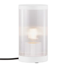 Lampe à poser COUPAR, Matière plastique, Couleur Blanc, E27, H.25, IP54 / NORDLUX Extérieur