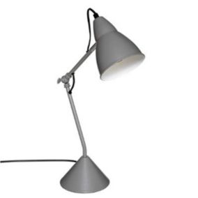 Lampe à Poser Design en Métal "Aude" 62cm Gris