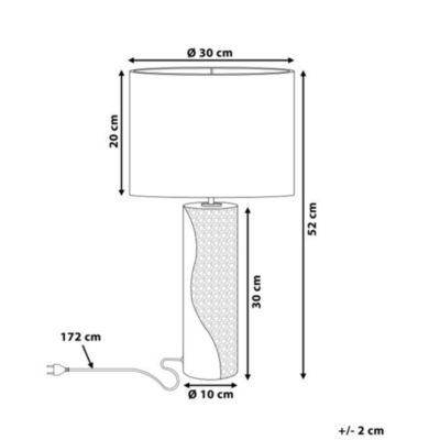 Lampe à poser design haut de gamme AIKEN