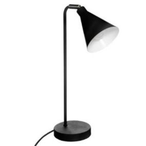 Lampe à Poser Design "Linn" 45cm Noir