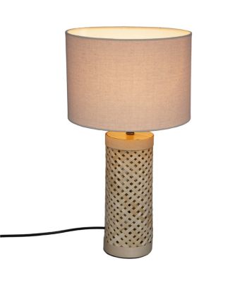 Lampe à poser en Bambou D 26 x H 47 cm