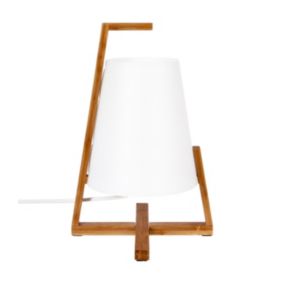 Lampe à poser en Bambou H 32 cm