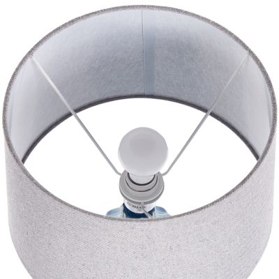 Lampe à poser en céramique bleue ABAVA