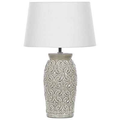 Lampe à poser en céramique gris KHOPER