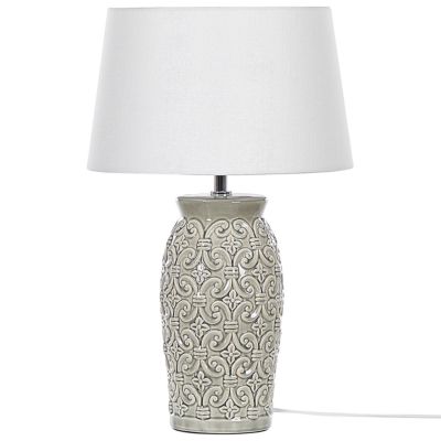 Lampe à poser en céramique gris KHOPER