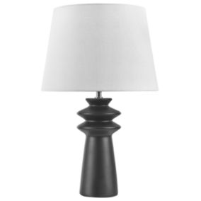 Lampe à poser en céramique noire MORANT