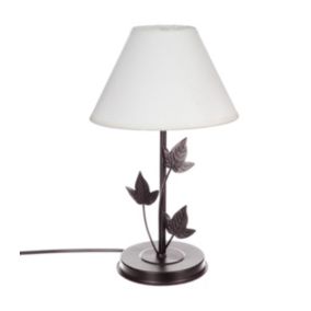 Lampe à poser en métal déco H 35 cm