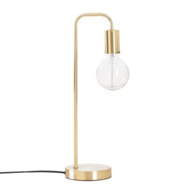 Lampe à poser en métal (Diam. 13xh. 45 cm - Doré)