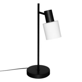 Lampe à poser en métal - Hauteur 45 cm - Noir