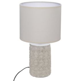 Lampe à poser ethnique Melo - H. 33 cm