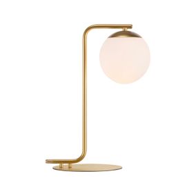 Lampe à poser GRANT, Verrerie, Couleur Laiton, E14, H.41, IP20 / NORDLUX Intérieur