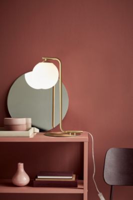 Lampe à poser GRANT  Verrerie Laiton, H.41 - IP20 - E14 /Nordlux Intérieur