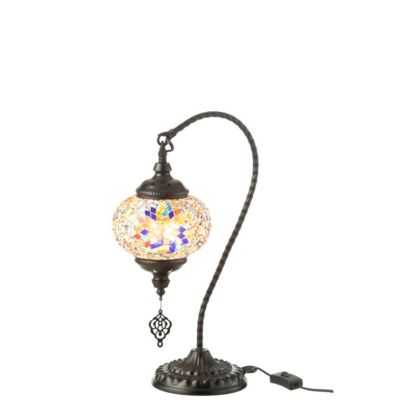 Lampe à Poser Mosaïque Design "Neal" 44cm Multicolore