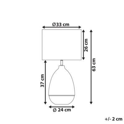 Lampe à poser OKARI Verre Blanc