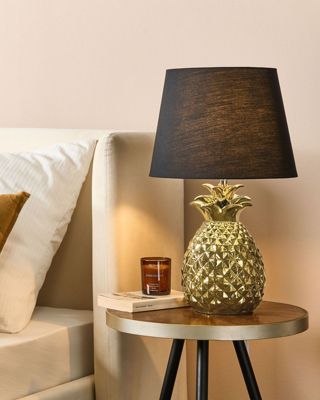 Lampe à poser PINEAPPLE Céramique Doré