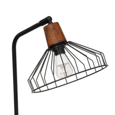 Lampe à poser style bistrot (32x47 cm - Noir)