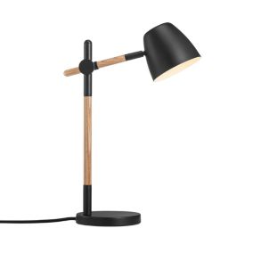 Lampe à poser THEO, Métal, Couleur Noir, GU10, H.46, IP20 / NORDLUX Intérieur