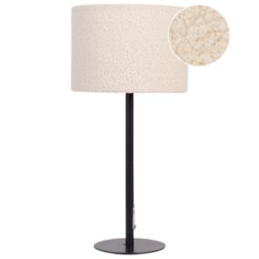 Lampe à poser VINAZCO Bouclé Beige