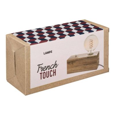 Lampe socle "Tibu" beige H9cm - ATMOSPHERA CREATEUR D'INTERIEUR