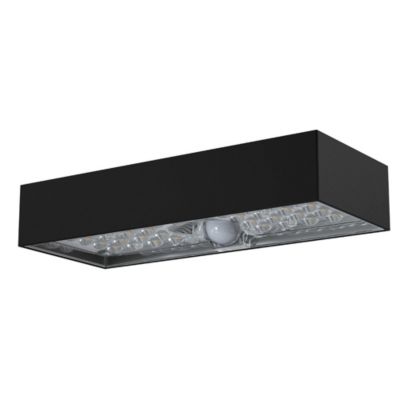 Lampe solaire murale 900 lm 23x9,7x4,3 cm détecteur mouvement extérieur IP65