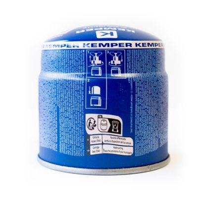 Lampe à souder à gaz Professionnelle 360 degrés Chalumeau gaz Allumage piezo + 8 Cartouches gaz Perçables KEMPER