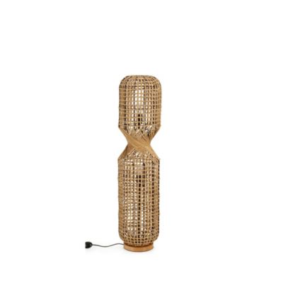 Lampe sur pied ajouré H104 Marron  - SANTANA