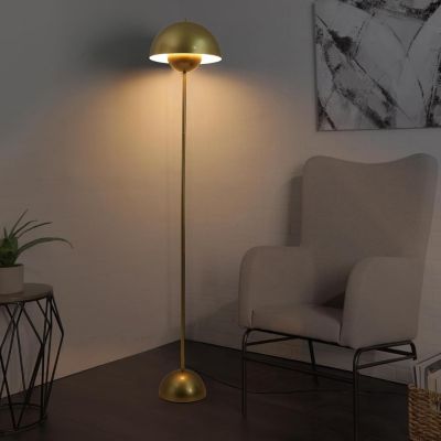 Lampe Sur Pied Arco Sixty Design Moderne – Hauteur Réglable 210 Cm, Base Stable Chromée, Idéale Salon, Bureau, Coin Lecture