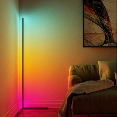 Lampe sur Pied Connectée WiFi RGBW 142cm avec Télécommande - SILAMP