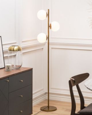 Lampe sur pied dorée au style moderne et élégant 153 cm WADI