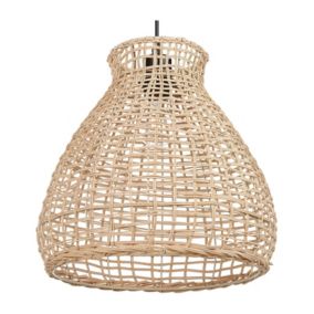 Lampe à suspendre en rotin naturel SAKENI