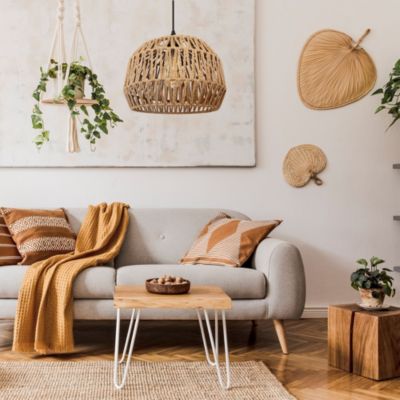LAMPE SUSPENDUE APP1291-1CP BEIGE