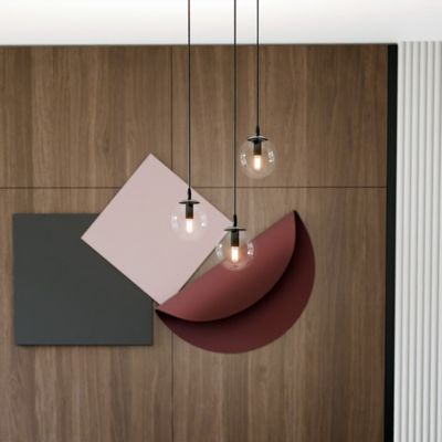 Lampe suspendue COSMO 3 BL PREMIUM TRANSPARENT, Emibig Lighting, Fabriqué en EU