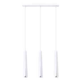 Lampe suspendue en acier 3 lampes 45x5x120cm Sollux