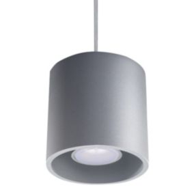 Lampe suspendue en aluminium 1 lampes 10x10x110cm Sollux