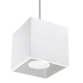 Lampe suspendue en aluminium 1 lampes 10x10x110cm Sollux