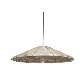 Lampe suspendue en herbier marin naturel LUAGAN