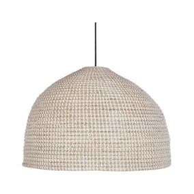 Lampe suspendue en herbier marin naturel PEPAKAN